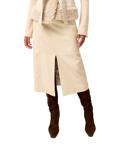 Marie Oliver Marie Oliver Elliott Faux Leather Skirt