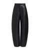 Marie Oliver Marie Oliver Harlow Faux Leather Barrel Pants - 4