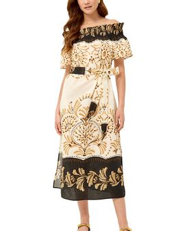 Marie Oliver Marie Oliver Lola Smocked Neck Dress