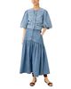Marie Oliver Marie Oliver Sophie Cotton A Line Midi Skirt - 2