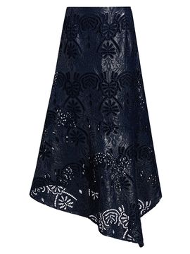 Marie Oliver Women's Casey Faux-Leather Midi-Skirt