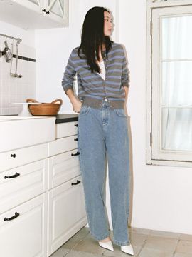 marieclaire Baggy Fit Denim Pants (MOECSL10MLB)