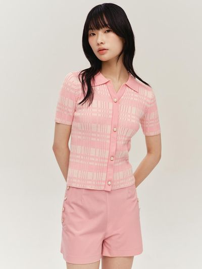 marieclaire Button Point A Line Culotte Pants