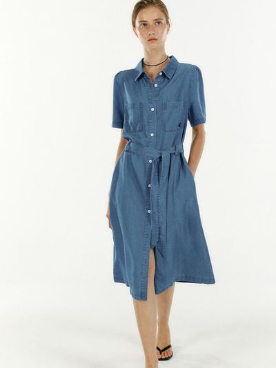 marieclaire Denim Belt Dress (MAFBOP20MLB)