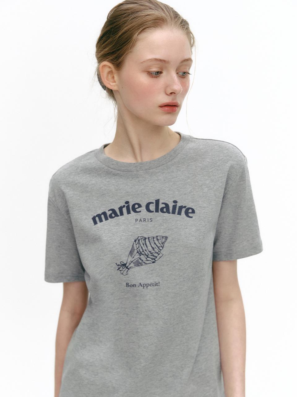 marieclaire Paris Croissant Short-Sleeve T-Shirt (MAFBTS23MMG)