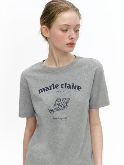 marieclaire Paris Croissant Short-Sleeve T-Shirt (MAFBTS23MMG)