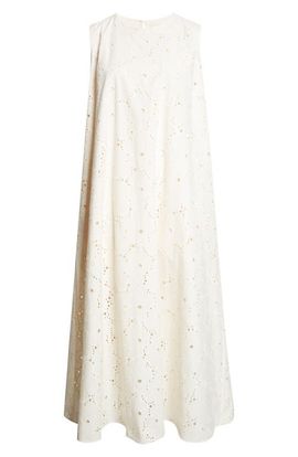 Marimekko Marimekko Alvariinsa Unikko Cotton Eyelet Maxi Dress