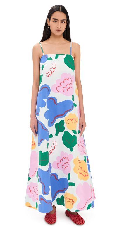 Marimekko Marimekko Huvittaa Kukasta Kukkaan Dress Multi Flower