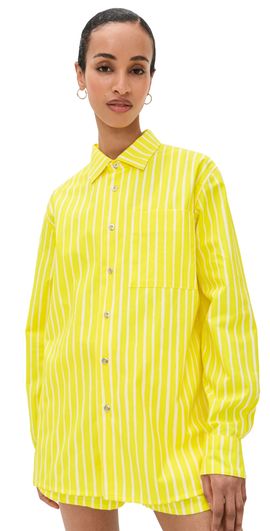 Marimekko Marimekko Jokapoika Kioski Button Down Shirt YELLOW, WHITE