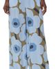 Marimekko Marimekko Kaaos Unikko Pants Light Blue/Olive Green - 1
