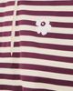 Marimekko Marimekko Kipin Tasaraita Unikko Kioski Polo Shirt Wine Red/Light Yellow - 6