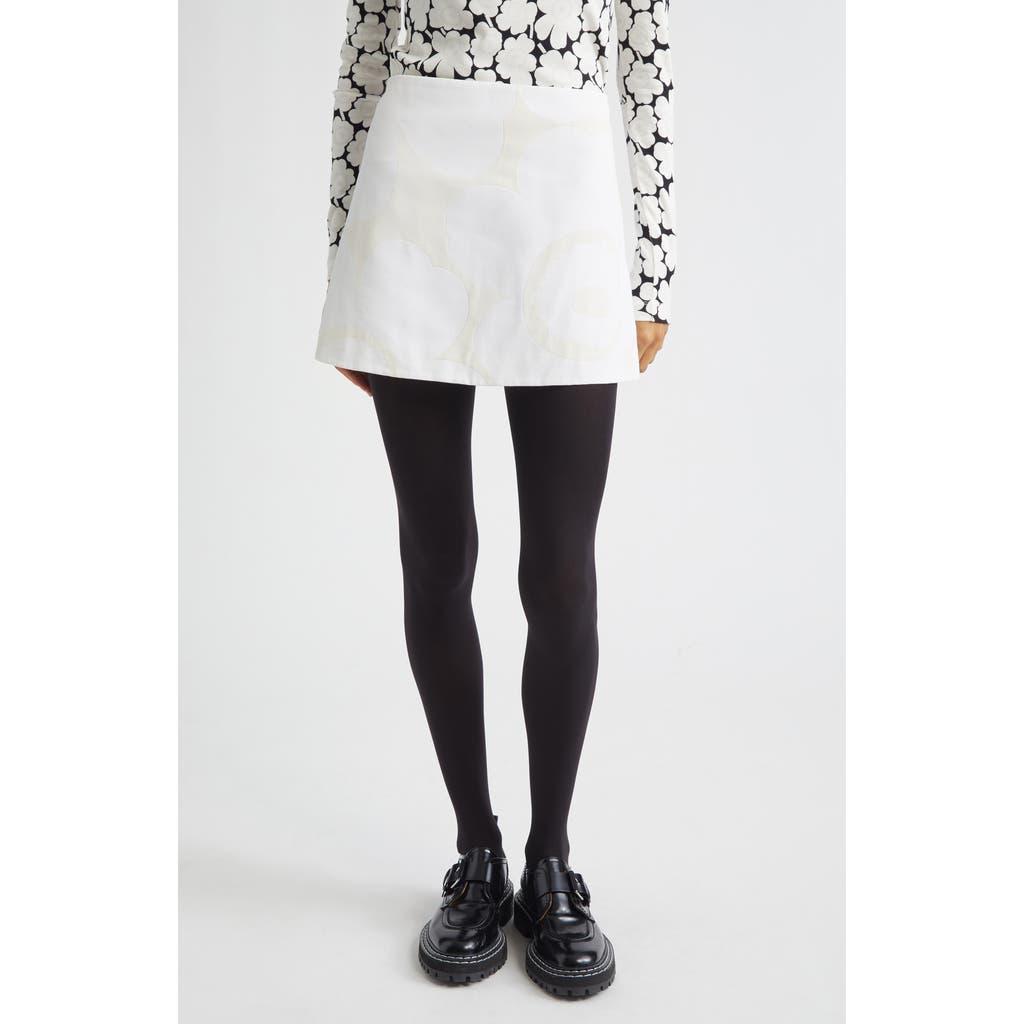 Marimekko Marimekko Kirjasto Unikko Jacquard A-Line Faille Miniskirt