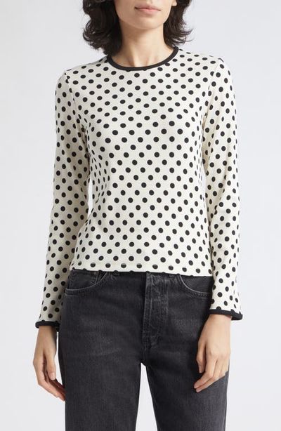 Marimekko Marimekko Lipua Palo Kioski Polka Dot Rib Knit Top