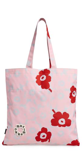 Marimekko Marimekko Metka Piccolo Kioski Tote Light Pink/Grey/Red One