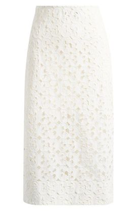 Marimekko Marimekko Nokkeluus Keidas Semi Sheer Broderie Anglaise Midi Skirt