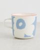Marimekko Marimekko Oiva Juhla Unikko Coffee Cup White/Light Blue/Orange Red One - 2