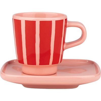 Marimekko Marimekko Oiva Piccolo Espresso Cup & Saucer