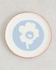 Marimekko Marimekko Oiva Unikko Plate White/Light Blue/Orange Red One - 2