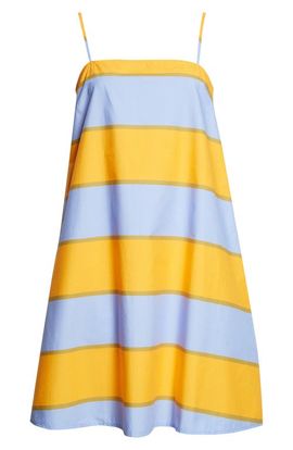 Marimekko Marimekko Pelit Galleria Colorblock Stripe Cotton Dress