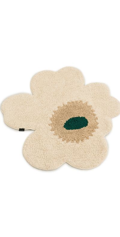 Marimekko Marimekko Unikko Bath Mat Hay/Sand/Emerald One