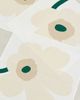 Marimekko Marimekko Unikko Fabric Napkin Set White/Hay/Sand/Emerald One - 3