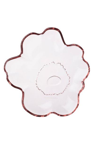 Marimekko Marimekko Unikko Flower Shape Glass Plate