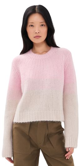 Marimekko Marimekko Viipottaa Hennika Knitted Pullover Off White/Light Pink
