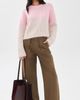 Marimekko Marimekko Viipottaa Hennika Knitted Pullover Off White/Light Pink - 5