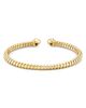Marina B Marina B 18K Yellow Gold Lina Diamond Bangle Flex Cuff Bracelet, 0.26 tcw - 3