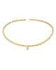 Marina B Marina B 18K Yellow Gold Lina Diamond Drop Collar Necklace, 0.13 tcw - 1