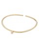 Marina B Marina B 18K Yellow Gold Lina Diamond Drop Collar Necklace, 0.13 tcw - 2