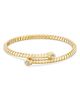 Marina B Marina B 18K Yellow Gold Lina Diamond Flex Bypass Bracelet, 0.26 tcw - 1
