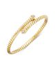 Marina B Marina B 18K Yellow Gold Lina Diamond Flex Bypass Bracelet, 0.26 tcw - 2