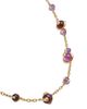 Marina B Marina B 18K Yellow Gold Pink Russian Quartz Cardan Necklace, 24 - 3