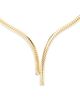 Marina B Marina B 18K Yellow Gold Trisolina Diamond Pave Necklace, 6.5 - 5