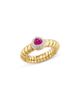Marina B Marina B 18K Yellow Gold Trisolina Precious Gemstone & Diamond Halo Ring - 1