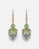 Marina B Marina B 18kt gold drop earrings with gemstones - 1