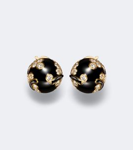 Marina B Marina B Ecume 18kt gold earrings with diamonds