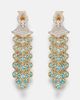 Marina B Marina B Pampilles 18kt gold drop earrings with diamonds and zircons - 1