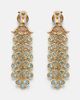 Marina B Marina B Pampilles 18kt gold drop earrings with diamonds and zircons - 4