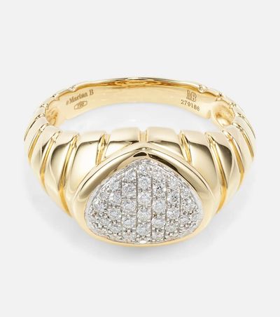 Marina B Marina B Timo 18kt gold ring with diamonds