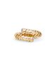 Marina B Marina B Titanium & 18K Yellow Gold Diamond Bypass Ring - 1