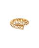 Marina B Marina B Titanium & 18K Yellow Gold Diamond Bypass Ring - 2