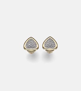 Marina B Marina B Trisola 18kt gold earrings with diamonds