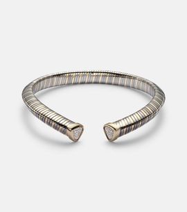 Marina B Marina B Trisola 18kt gold necklace with diamonds