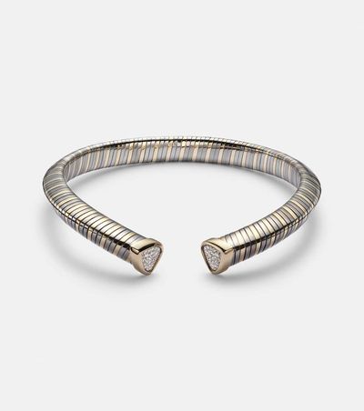 Marina B Marina B Trisola 18kt gold necklace with diamonds