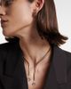 Marina B Marina B Trisolina 18kt gold necklace with blue chalcedony and diamonds - 3
