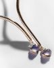 Marina B Marina B Trisolina 18kt gold necklace with blue chalcedony and diamonds - 5
