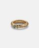 Marina B Marina B Trisolina 18kt gold ring with tourmalines - 1