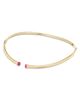 Marina B Marina B Trisolina Ruby & Diamond Collar Necklace in 18K Yellow Gold - 4